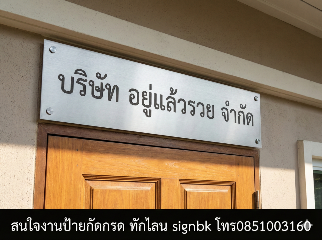 ป้ายกัดกรด