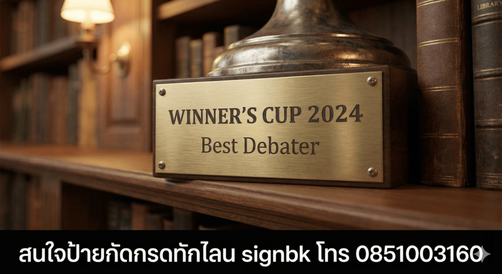 ป้ายกัดกรด